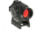 Holosun HS503R Classic Series Red Dot Sight, 1x, 2 MOA Dot/65 MOA Ring, CR2032 Battery, Black, HS503R