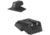 Kensight DAS Recessed Blade Adjustable Elevation Only Rear 1911 Night Sight, Black, 970-626