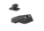 Kensight Serrated Blade Fixed Tritium Pistol Night Sight, Kimber, Rear/Front, Green w/White Outline, Black, 960222