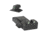 Kensight LPA TRT Contoured Profile Serrated Beveled Blade Tritium Adjustable Rear Night Sight, Black, 970-255