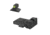 Kensight LPA TRT Serrated Rounded Blade Tritium Adjustable Rear Night Sight, Green, 990-253
