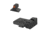 Kensight LPA TRT Serrated Rounded Blade Tritium Adjustable Rear Night Sight, Orange, 980-253