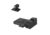 Kensight Springfield Contoured Base Rounded Blade Tritium Rear Sight, Black, 971-253