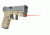 Laserlyte SCV4 Red Laser Sight - Tan FSL-4T