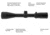 Leapers True Hunter Classic Rifle Scope, 3-9x40mm, 1inch Tube, Second Focal Plane, Wire Mil-dot Reticle, Matte Black, SCP-3940EW