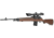 Leapers UTG 4-Point Locking Deluxe M14/M1A Rifle Scope Mount, Black, MNT-914V2
