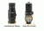 Leapers UTG Sub-compact LED Weapon Flashlight, 400 Lumens, Black, LT-ELP123R-A