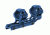 Leapers UTG Accu-Sync 1in High Profile 34mm Offset Pic. Rings, Blue Anodize AIR12234AB