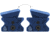 Leapers UTG Angled Index Mount, Keymod, Matte Blue, TL-TRK01B