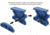 Leapers UTG Angled Index Mount, Keymod, Matte Blue, TL-TRK01B