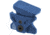 Leapers UTG Angled Index Mount, Keymod, Matte Blue, TL-TRK01B