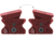 Leapers UTG Angled Index Mount, Keymod, Matte Red, TL-TRK01R