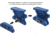 Leapers UTG Angled Index Mount, M-LOK, Matte Blue, TL-TRM01B