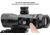Leapers UTG Compact Prismatic 4X32 T4 Scope, 36-Color, Etched Glass T-Dot Reticle, SCP-T4IETDQ