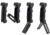 Leapers UTG D Grip with Ambidextrous Quick Release Deployable Bipod, Black, MNT-DG02Q