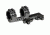 Leapers UTG Integral 30mm Offset QD Mount, 2 Top Slots, 100mm Rifle Scope Base, Black, M3S40070R2