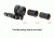 Leapers UTG M-LOK Offset Flashlight Ring Mount, Matte Black RG-FL27MC