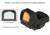 Leapers UTG OP3 Micro Red Dot Sights - Reflex, Red 4 MOA Single Dot, Adaptive Base, Black, OP-RDM20R