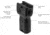 Leapers UTG Pro Polymer Grip Weapon Lights, 400 Lumen, Black, MT-EL223GX