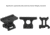 Leapers UTG Super Slim T1 Mount, Absolute Co-Witness, Black, MT-T1AC