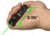 Leapers UTG W/E Adjustable Compact Green Laser with Rings, Black, SCP-LS279