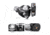 Leofoto LM-364C X Version Tripod w/ 75mm Bowl/Platform w/ LH Ballhead Set, Black, LM-364CX+LH-55LR