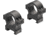 Leupold Open Range Cross-Slot Rings, 1in Medium, Matte Black, 180944