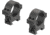 Leupold Open Range Cross-Slot Rings, 30mm Medium, Matte Black, 180947