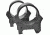 Leupold PRW Weaver Style Rings, 1in, Low, Matte Black, 54144