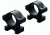 Leupold Rifleman Rifle Scope Rings, Detachable, 1in, 1.147in Height, Matte Black, 55870