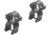 Leupold Rifleman Rifle Scope Rings, See-Thru, 1in, 1.44in Height, Matte Black, 55880