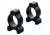 Leupold Rifleman Rifle Scope Rings, Vertical Split, 0.826in Height, 1in, Matte Black, 55850