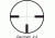 German #4 Reticle