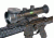 Luna Optics Gen-2P 4x67 Elite Waterproof Night Vision Rifle Scope w/Illum Range-finding Mil-Dot Reticle,Black LN-ERS40M
