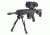 Luna Optics Gen-3 4x72 Special Purpose Night Vision Rifle Scope w/Illum Mil-Dot Reticle,L3 OMNI-V3 Tube,Black LN-SPRS-4-L3