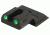 Meprolight Self Illuminated Rear Night Sight for S&amp;W Bodyguard, Green, ML11780.R.S