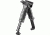 FAB Defense Gen-II Vertical Foregrip w/ Integrated Adjustable QR Bipod, Black, FX-TPODG2QR