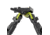 MDT GRND-Pod Bipod, RRS Dovetail, Green, 105561-GRN