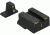 Meprolight H&amp;K VP9 R4E Night Sight, Green/Green Fixed Set, ML12228