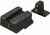 Meprolight H&amp;K VP9 R4E Night Sight, Green/Green Fixed Set, ML12228