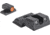 Meprolight Hyper-Bright S&amp;W-M&amp;P Shield Ez, Black Orange Ring, 417713131, 417713131