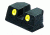 MeproLight Sig 9mm/357Sig Rear Sight, Yellow ML10110Y R.S