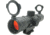 NcSTAR Illuminated Compact Rifle Scope - 4x30E Ill. Red / Green / Rubber AR Scope / Ruby / Rings SEECRAQ430R Rifle Scope