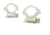 NcSTAR Scope Ring - 1'' Weaver Ring-silver RS01