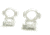 NcSTAR Scope Ring - 1'' Weaver Ring / Silver RS11