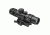 NcSTAR XRS Series 2-7x32 Compact Scope w/ Modular Upper Scope Rings, Black, Blue Ill. Mil-Dot/Waver SECXRSM2732G