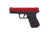 NextLevel Training SIRT 115C Optic Ready Slide Compact Laser Training Pistol, G19 MOS, Red Take Up Laser, Green Shot Indicator Laser, Black/Red, 115-S2GORC-00