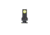 Night Fision Optics Ready Stealth Lower 1/3rd Night Sight Set, Glock 17/19/34 w/ RMR/507c/SRO/ACRO, Yellow Front, Black, GLK-001-330-353-YGZG