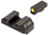 Night Fision Optics Ready Stealth Glock Night Sight Set, Glock 19/17/45/23 w/ Holosun SCS, Yellow Front, GLK-001-163-175-YGZG