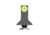 Night Fision Suppressor Height Night Sight Set, Glock 17/19/34, Yellow Front, Black, GLK-004-003-YGZG